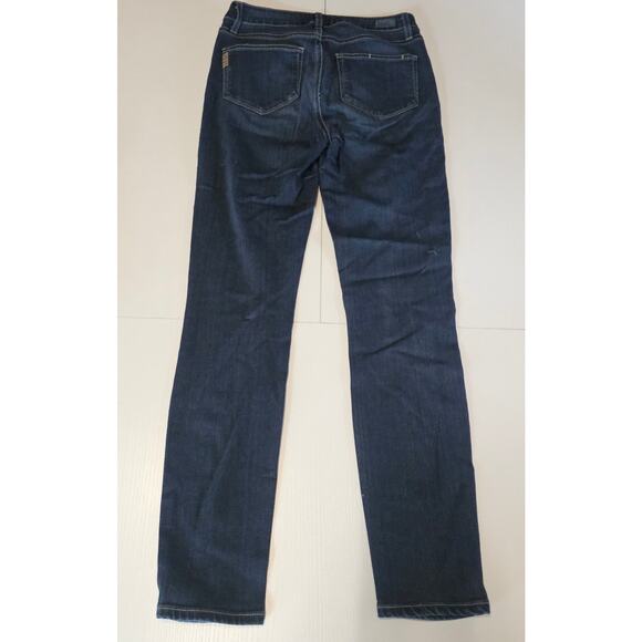 Sneak Peek High Rise Distressed Skinny Jeans Dark Wash Women's Junior 3 2264 - Picture 2 of 9